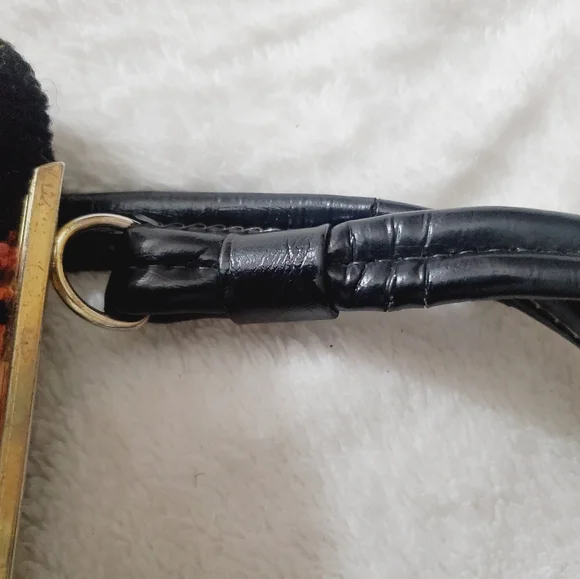 Stunning 1940's 50's needlepoint wool vintage purse bag floral handmade fall - Picture 12 of 16